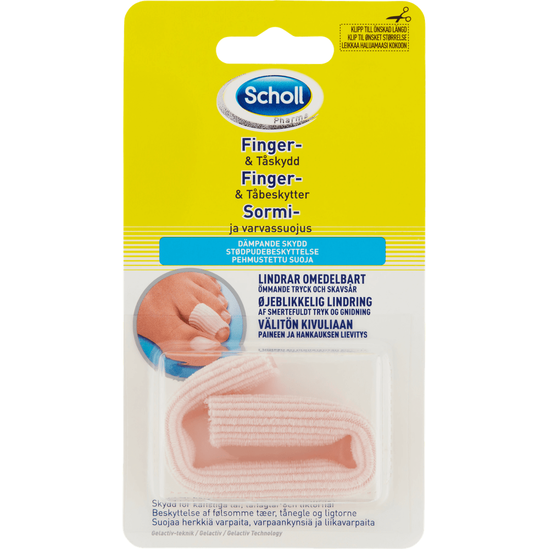 Kroppsbutiken Fotplåster Scholl finger- och tåskydd