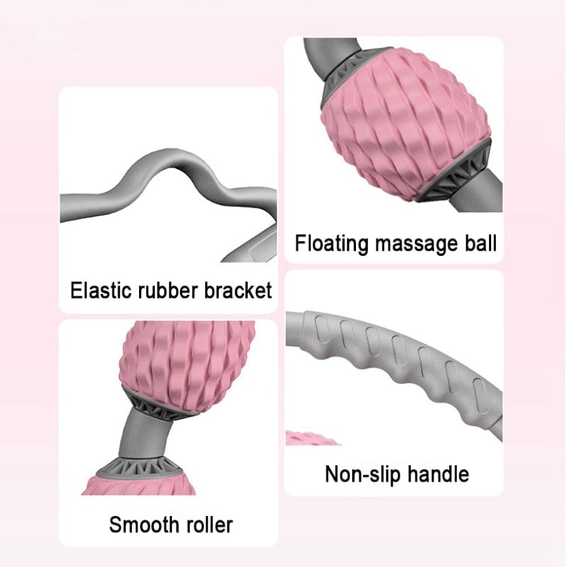 Kroppsbutiken Grå/blå Multimassageroller för Ben, Arm och Nacke - Avslappning