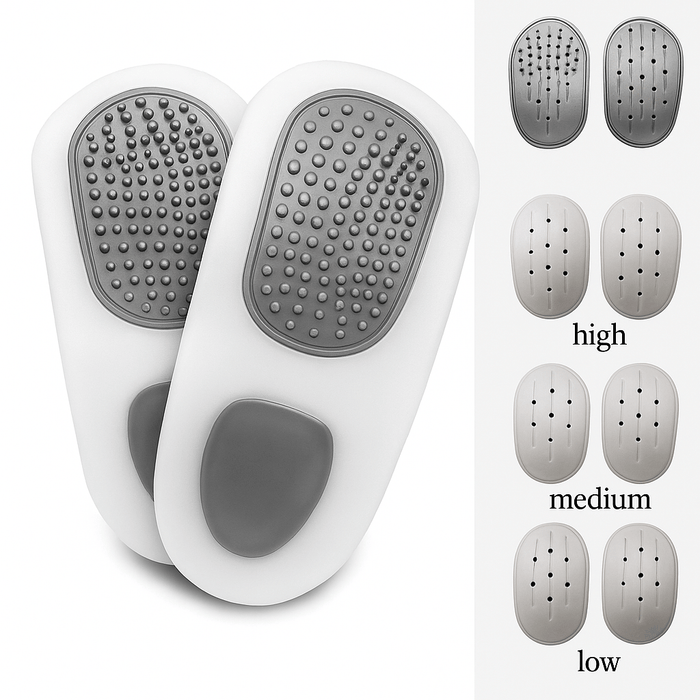 Kroppsbutiken Hålfotsinlägg Hålfotsstöd för pronationsbalans (x4)