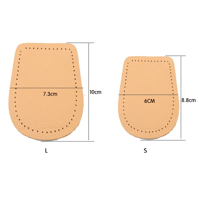Kroppsbutiken Hälkuddar PU-läder hälinlägg
