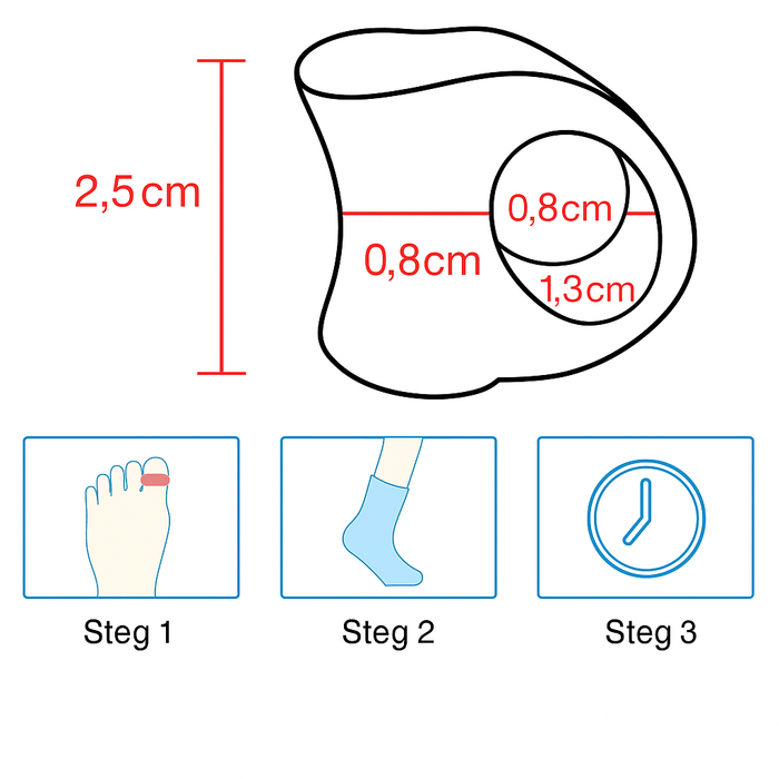 Kroppsbutiken Hallux Valgus Hallux Valgus tåutjämnare