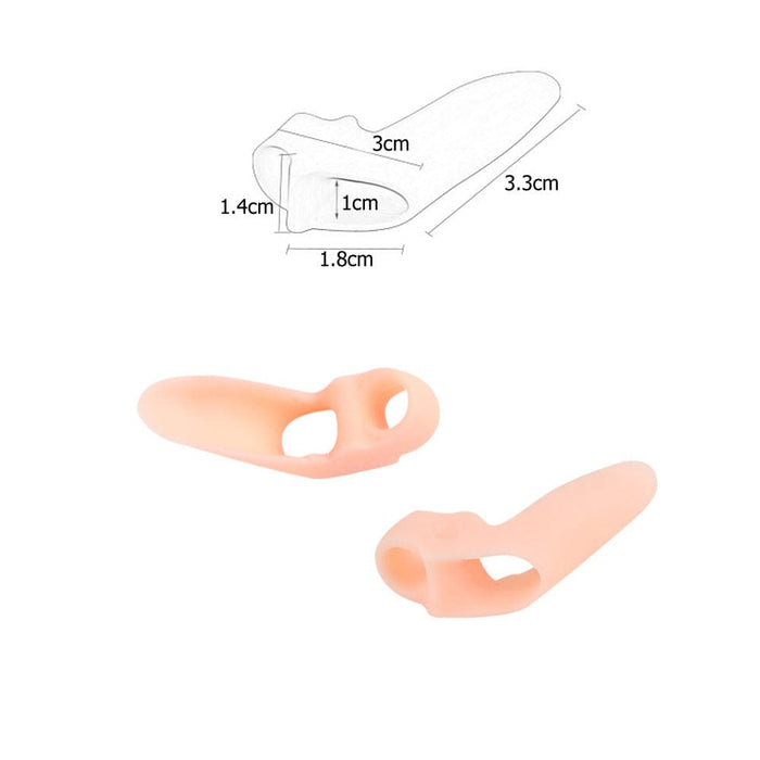 Kroppsbutiken Hallux Valgus Vit Tåseparator i gel Barn (2st)