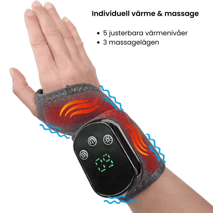 Kroppsbutiken Handledsstöd Handledsmassager med värme & vibration
