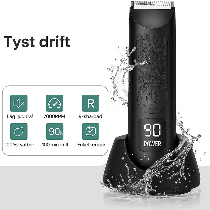 Kroppsbutiken Hårtrimmer Kroppshårstrimmer keramisk