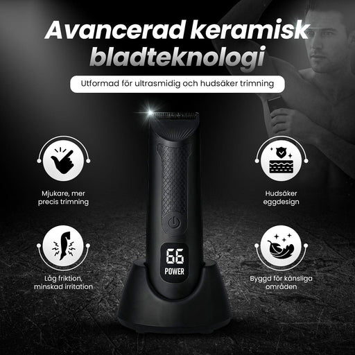 Kroppsbutiken Hårtrimmer Kroppshårstrimmer med keramiska blad