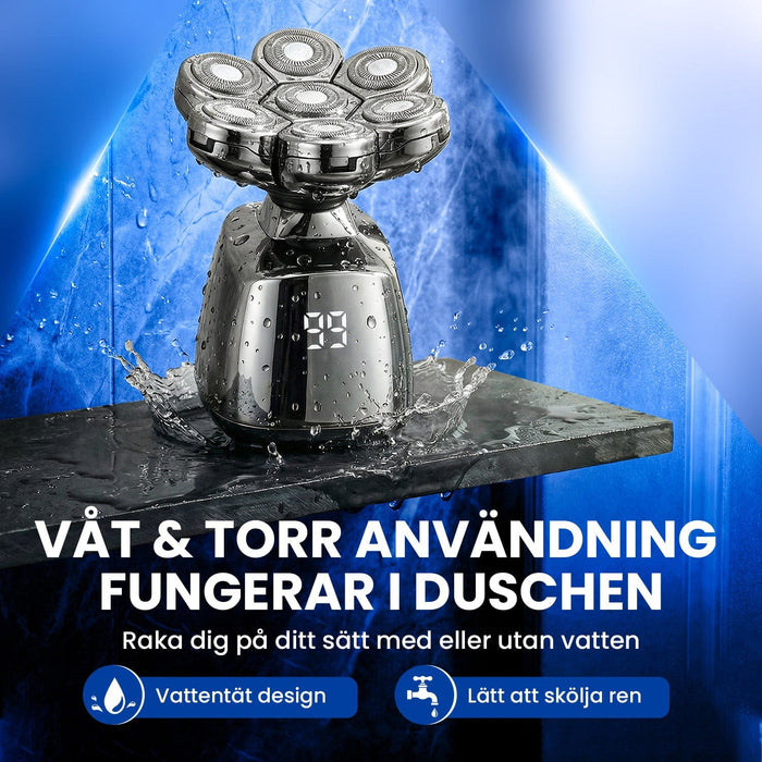 Kroppsbutiken Hårtrimmer Rakapparat huvud 7D (multifunktionell)