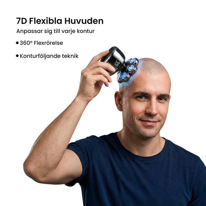 Kroppsbutiken Hårtrimmer Rakapparat huvud 7D (multifunktionell)