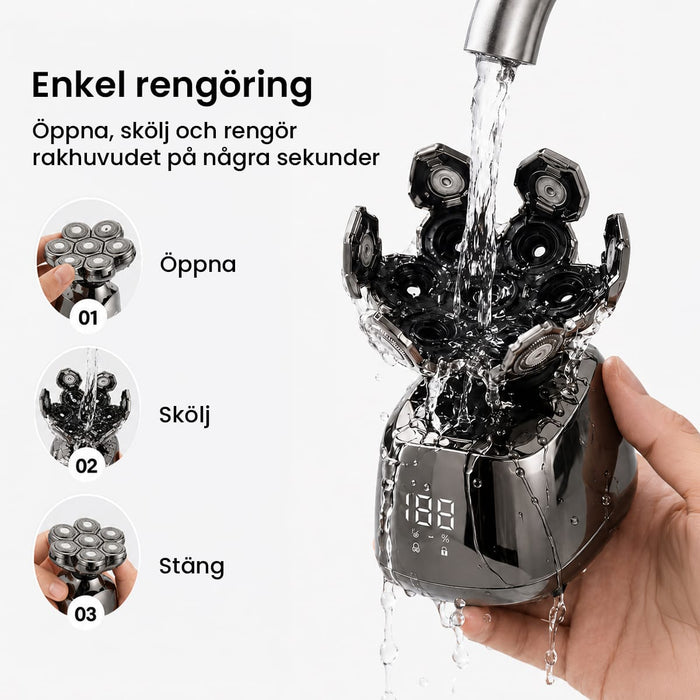 Kroppsbutiken Hårtrimmer Rakapparat huvud 7D (multifunktionell)