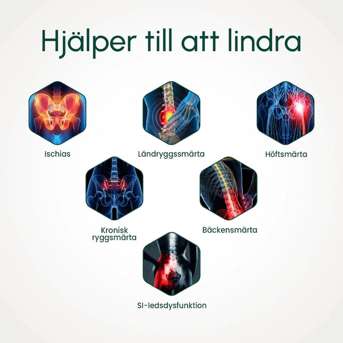 Kroppsbutiken Höftstöd Höftbälte (stöd för höft och ländrygg)