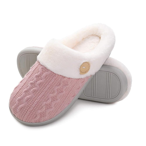 Kroppsbutiken Innetofflor 36-37 / Rosa Varmfodrade tofflor halkfri sula