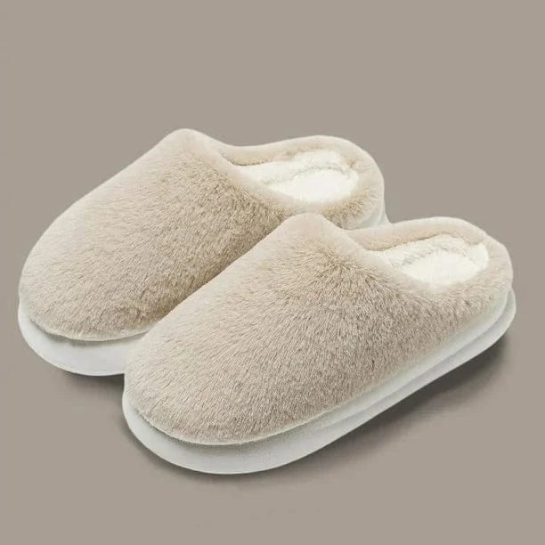 Kroppsbutiken Innetofflor Beige / 36-37 Mysiga varmfodrade tofflor