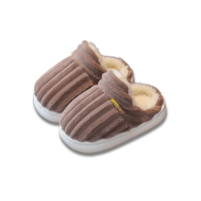 Kroppsbutiken Innetofflor Brun / 22-23 Vintertoffla barn (slip-in)