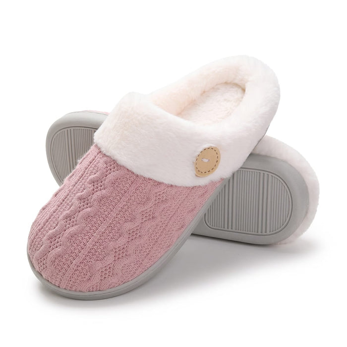 Kroppsbutiken Innetofflor Rosa / 36-37 Varmfodrade tofflor (halkfri sula)