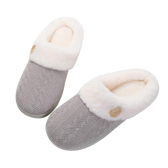 Kroppsbutiken Innetofflor Varmfodrade tofflor halkfri sula