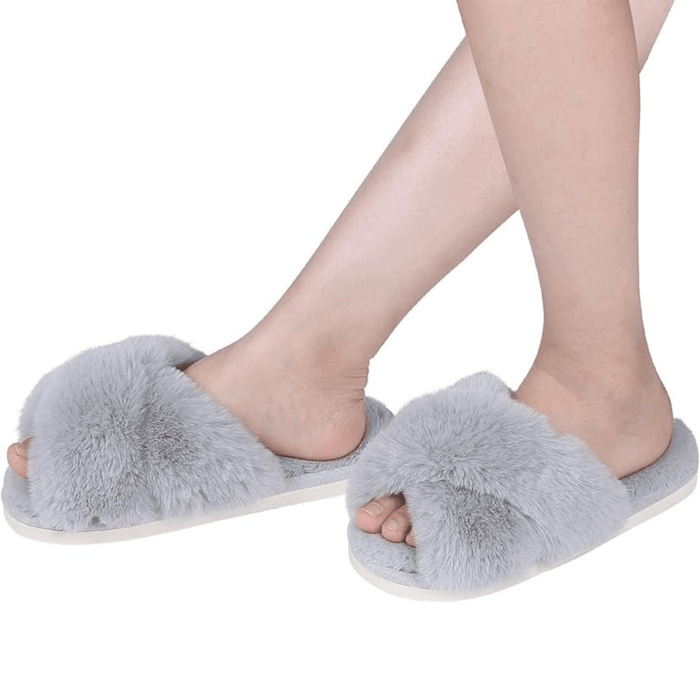 Kroppsbutiken Innetofflor Vintertofflor fluffy