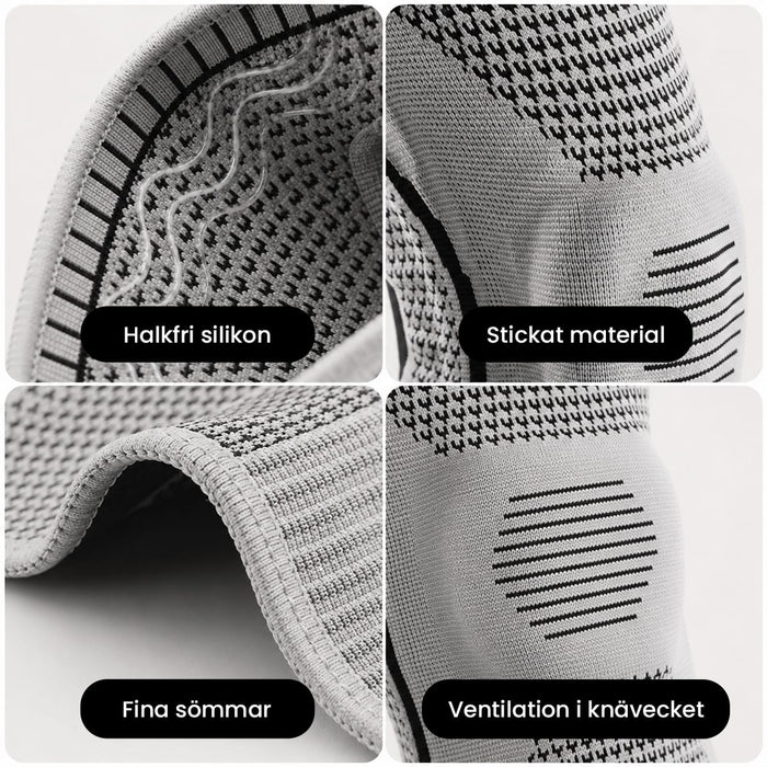 Kroppsbutiken Knästöd Knäskydd (elastiskt stöd)
