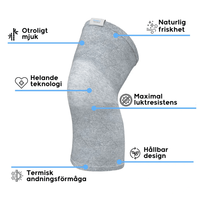 Kroppsbutiken Knästöd One size Knäskydd i bambu