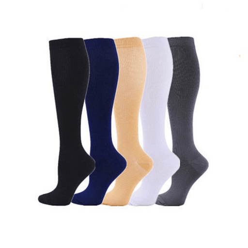 Kroppsbutiken kompressionsstrumpor 34-39 (S/M) Kompressionsstrumpor (5 par) – 20-30 mmHg