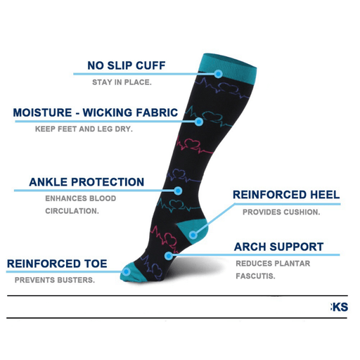 Kroppsbutiken kompressionsstrumpor Kompressionsstrumpor - 30 mmHg