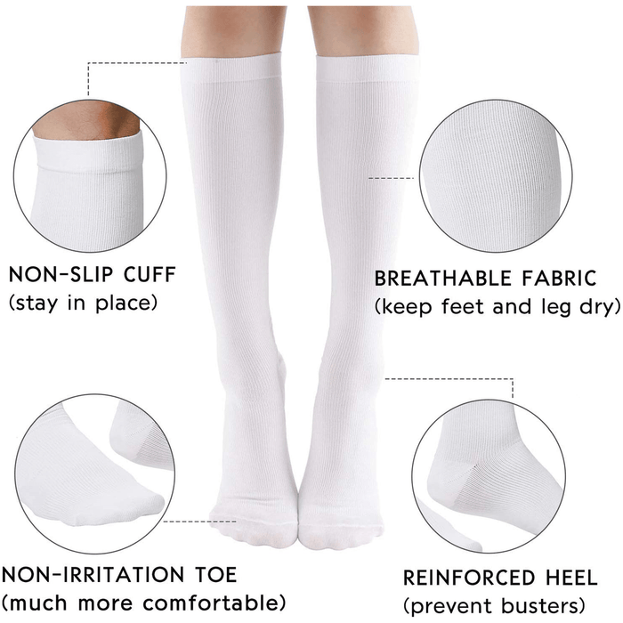 Kroppsbutiken kompressionsstrumpor Kompressionsstrumpor (5 par) – 20-30 mmHg