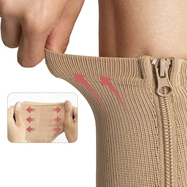 Kroppsbutiken kompressionsstrumpor Kompressionsstrumpor (dragkedja)