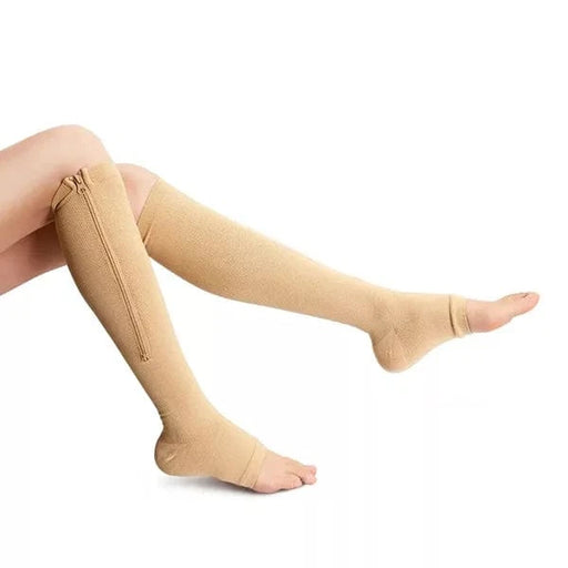 Kroppsbutiken kompressionsstrumpor Kompressionsstrumpor (dragkedja)