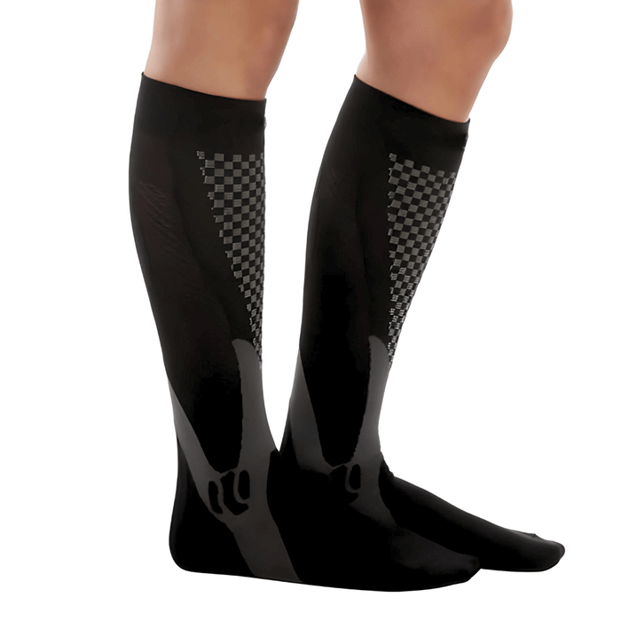 Kroppsbutiken kompressionsstrumpor Svart / S / M Kompressionsstrumpa lång