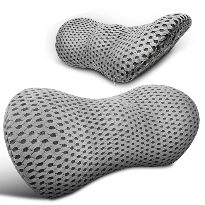 Kroppsbutiken Ländryggskudde Grå Ländryggskudde (minnesskum)