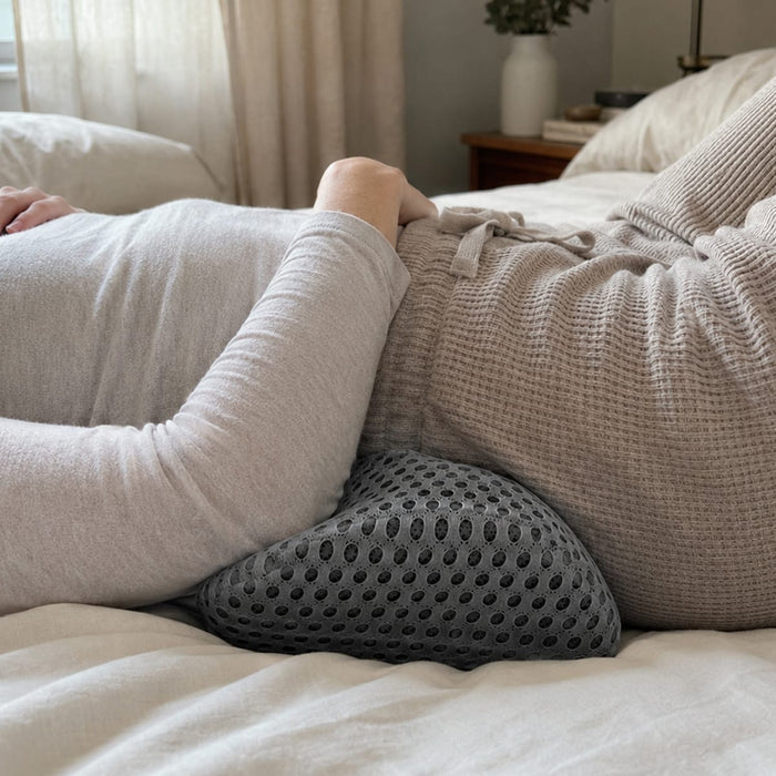 Kroppsbutiken Ländryggskudde Grå Ländryggskudde (minnesskum)