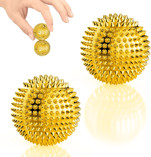 Kroppsbutiken Massage Guld (5.6cm) Massageboll med magnetterapi