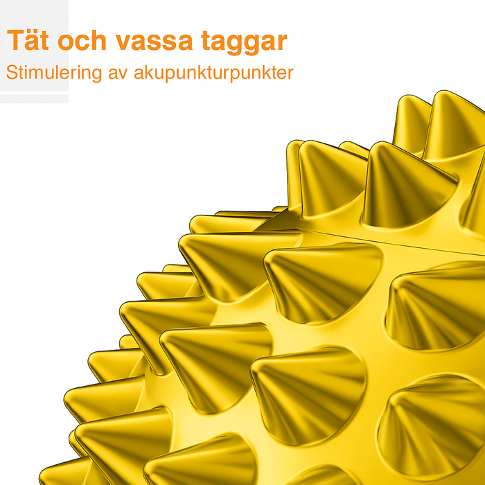 Kroppsbutiken Massage Guld (5.6cm) Massageboll med magnetterapi