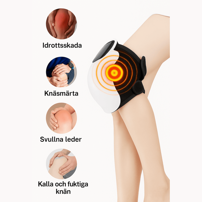 Kroppsbutiken Massage Knämassager värme och vibration