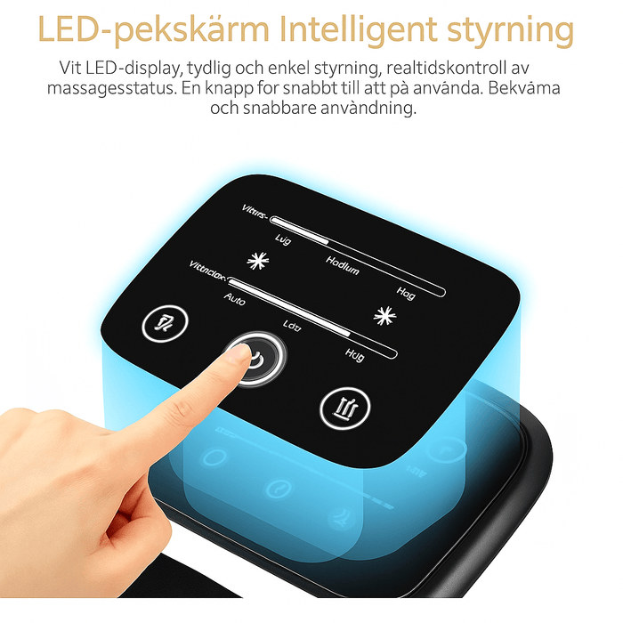 Kroppsbutiken Massage Knämassager värme och vibration