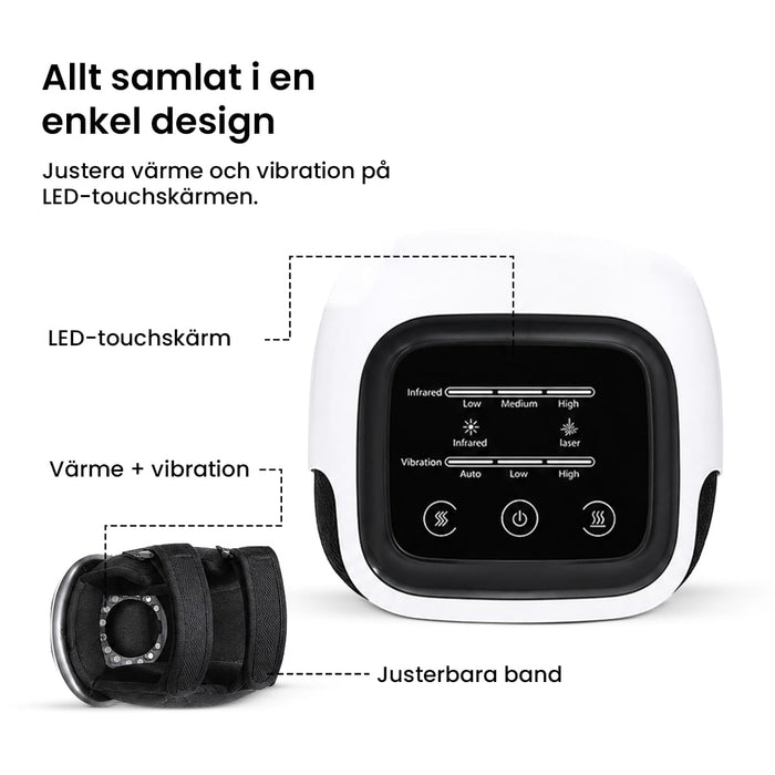 Kroppsbutiken Massage Knämassager värme och vibration
