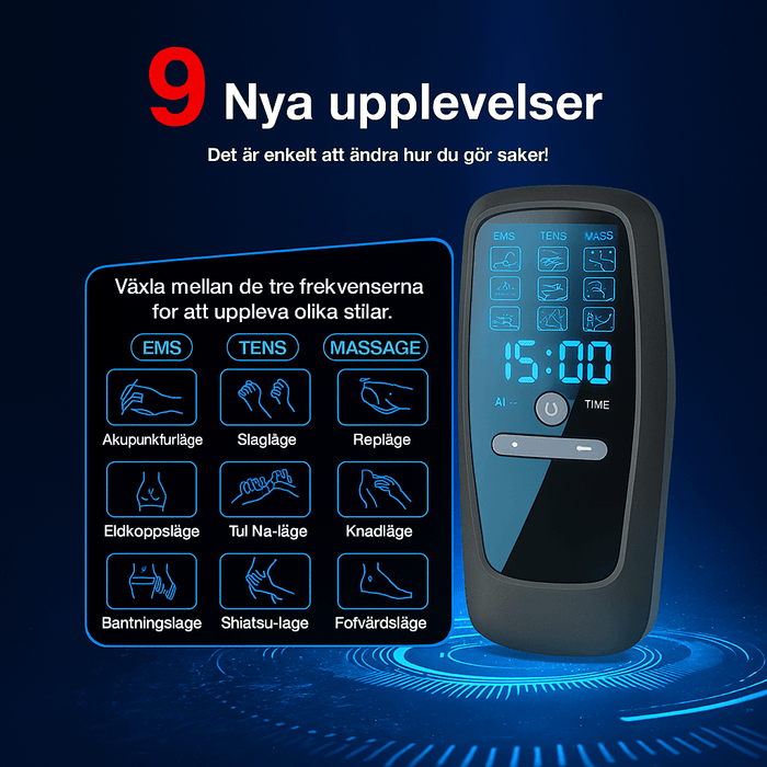 Kroppsbutiken Massage TENS EMS Muskelstimulator
