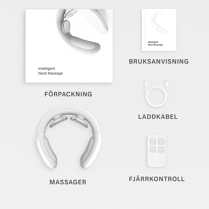 Kroppsbutiken Massager Pulse & Heat Intelligent nackmassageapparat