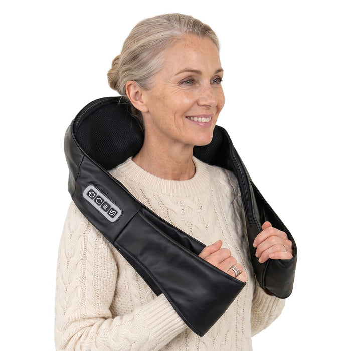 Kroppsbutiken Nackmassage Shiatsu massager för nacke och rygg med värme