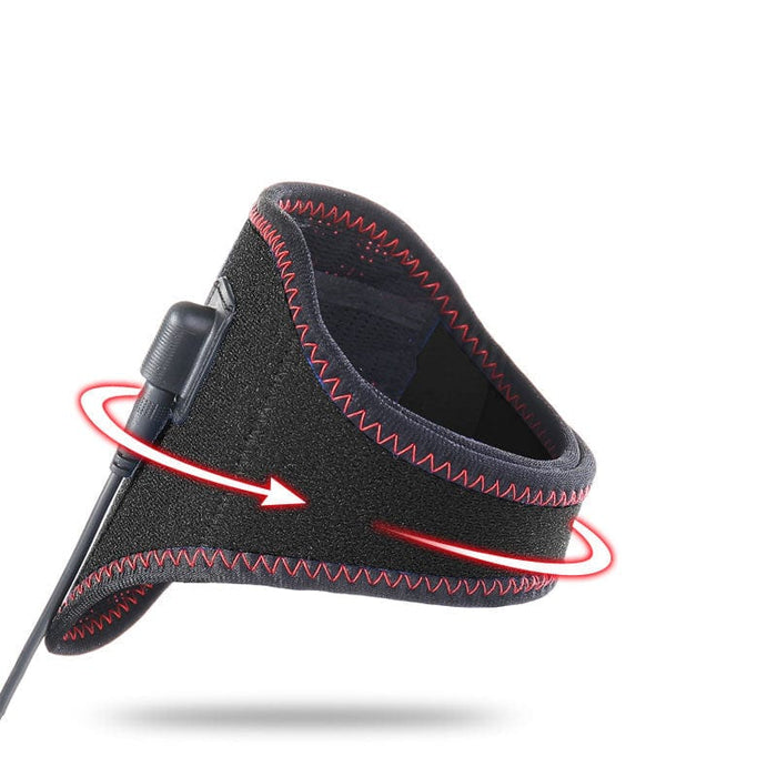 Kroppsbutiken Nackstöd Svart Nackvärmare med värme