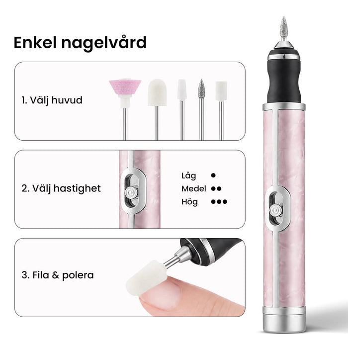 Kroppsbutiken Nagelfil Elektrisk Nagelfil