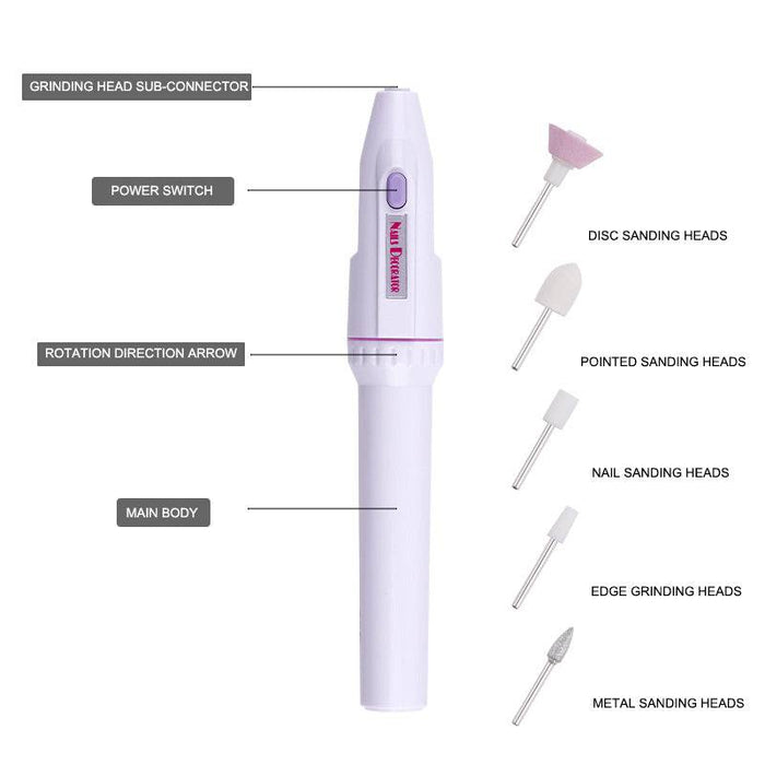 Kroppsbutiken Nagelpolerare Elektrisk nagelpolerare