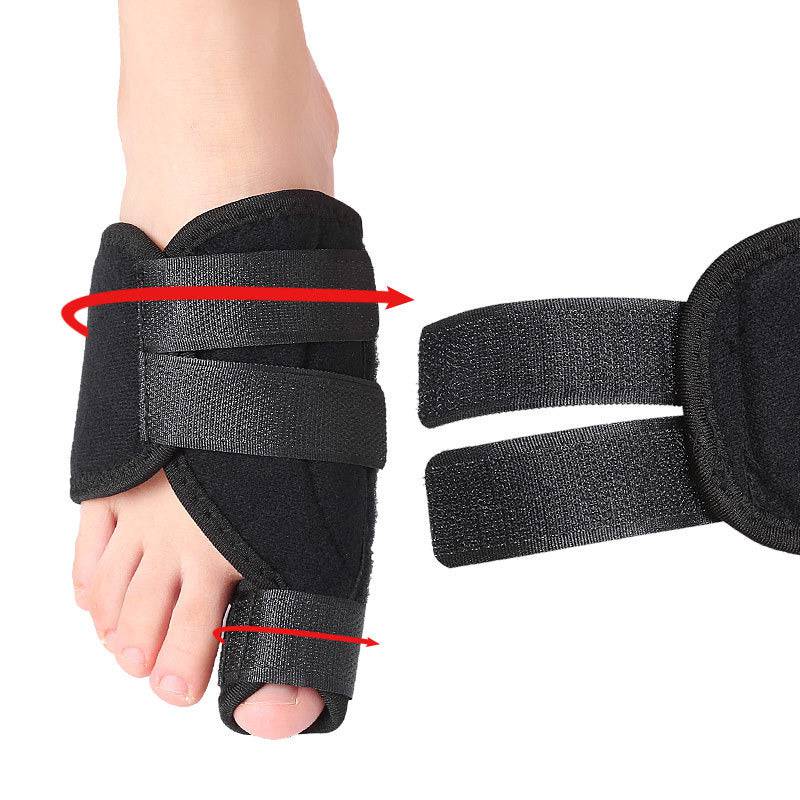 Tåseparatör i Tyg - Hallux Bunion Lättnad, Tåkorrigerare, Finger Skydd, Fotbenskorrigerare för Fotvård (1 Support Set) - Kroppsbutiken