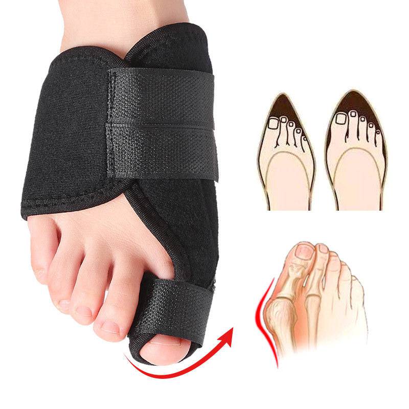 Tåseparatör i Tyg - Hallux Bunion Lättnad, Tåkorrigerare, Finger Skydd, Fotbenskorrigerare för Fotvård (1 Support Set) - Kroppsbutiken