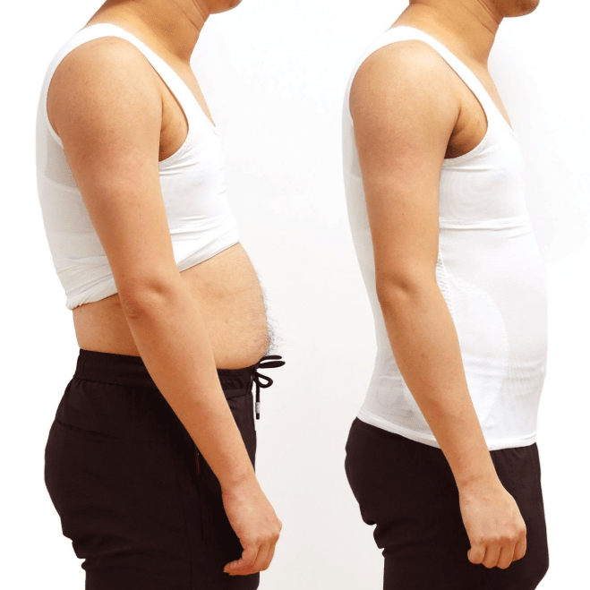 Kroppsbutiken Shapewear Slimming Body Shaper - Undertröja för män