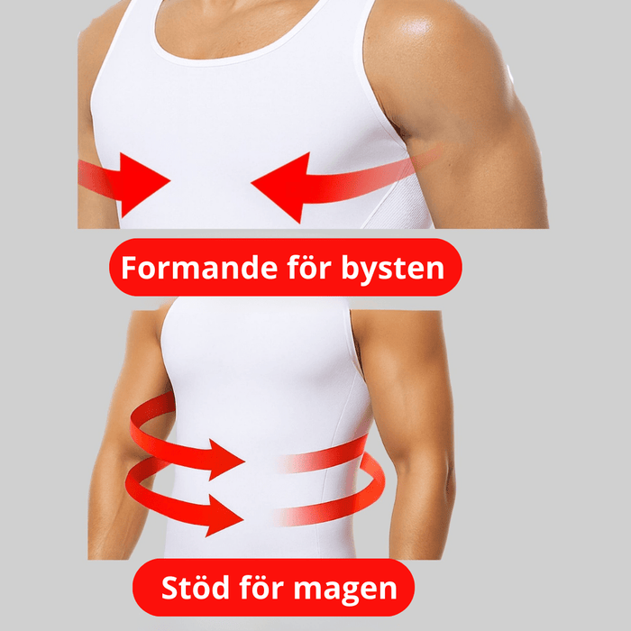 Kroppsbutiken Shapewear Undertröja (slimmande herrmodell)