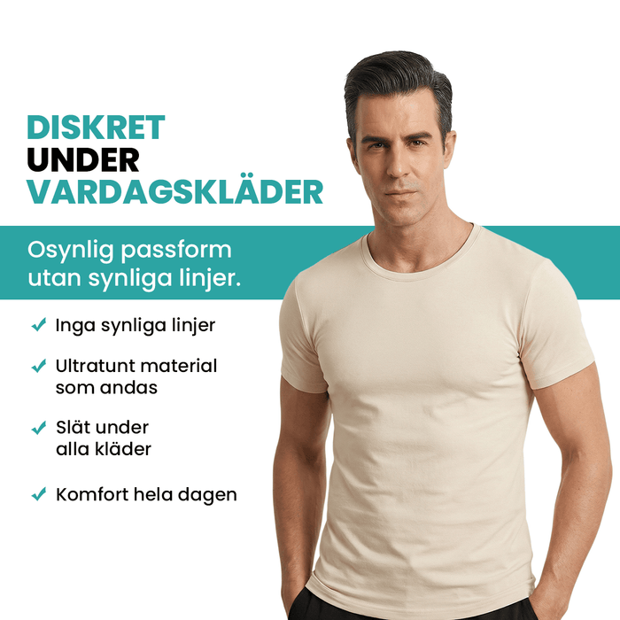 Kroppsbutiken Shapewear Undertröja (slimmande herrmodell)