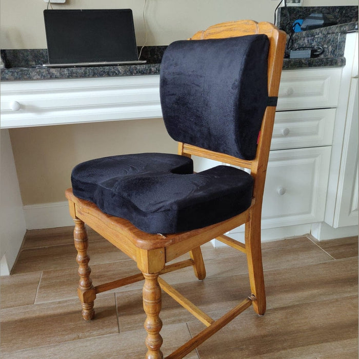 Kroppsbutiken Sittkudde Sittdyna för ryggstöd i minnesskum