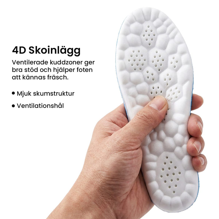 Kroppsbutiken Skoinlägg 4D stötdämpande inläggssulor