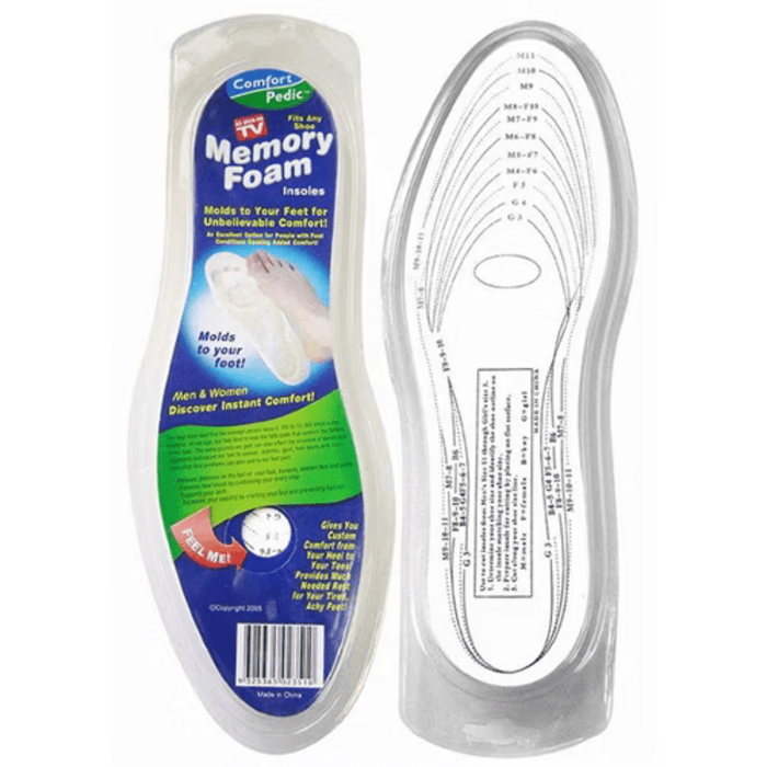 Kroppsbutiken Skoinlägg One size Formbart skoinlägg