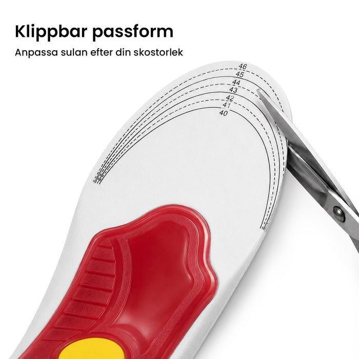 Kroppsbutiken Skoinlägg Skoinlägg med fullt bågstöd