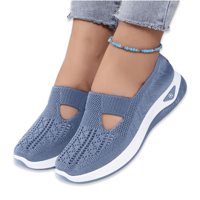 Kroppsbutiken Skor Blå / 36 Slip-on komfort skor